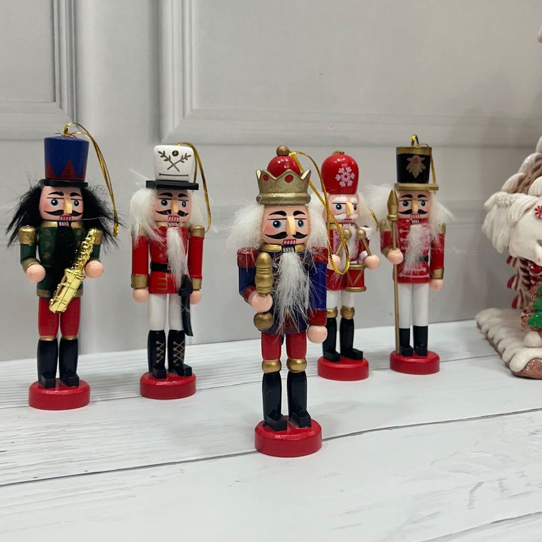Babble Wrap Nutcracker Dynasty Ornaments (Set of 5)