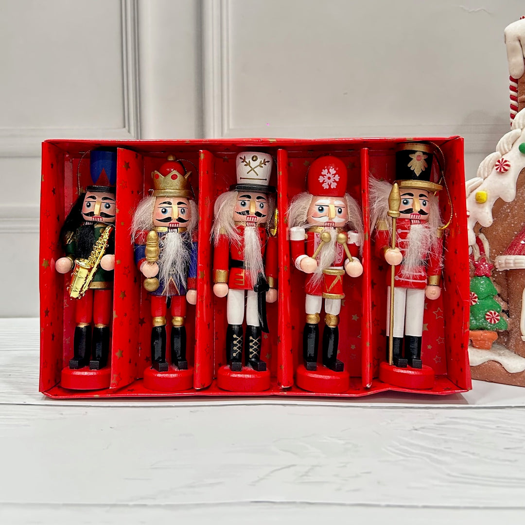 Babble Wrap Nutcracker Dynasty Ornaments (Set of 5)