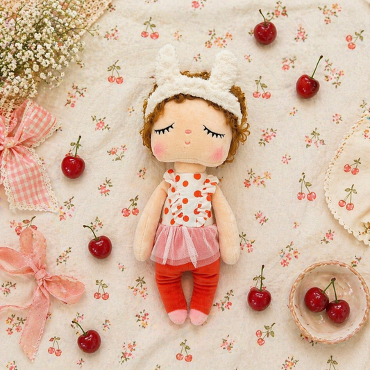 Dreamy Plush Doll – Cherry Curly Girl