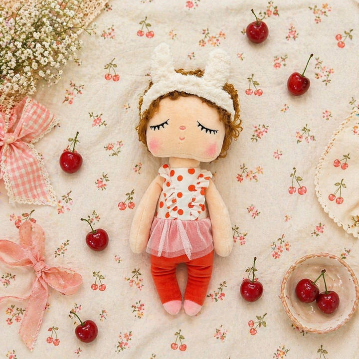 Dreamy Plush Doll – Cherry Curly Girl