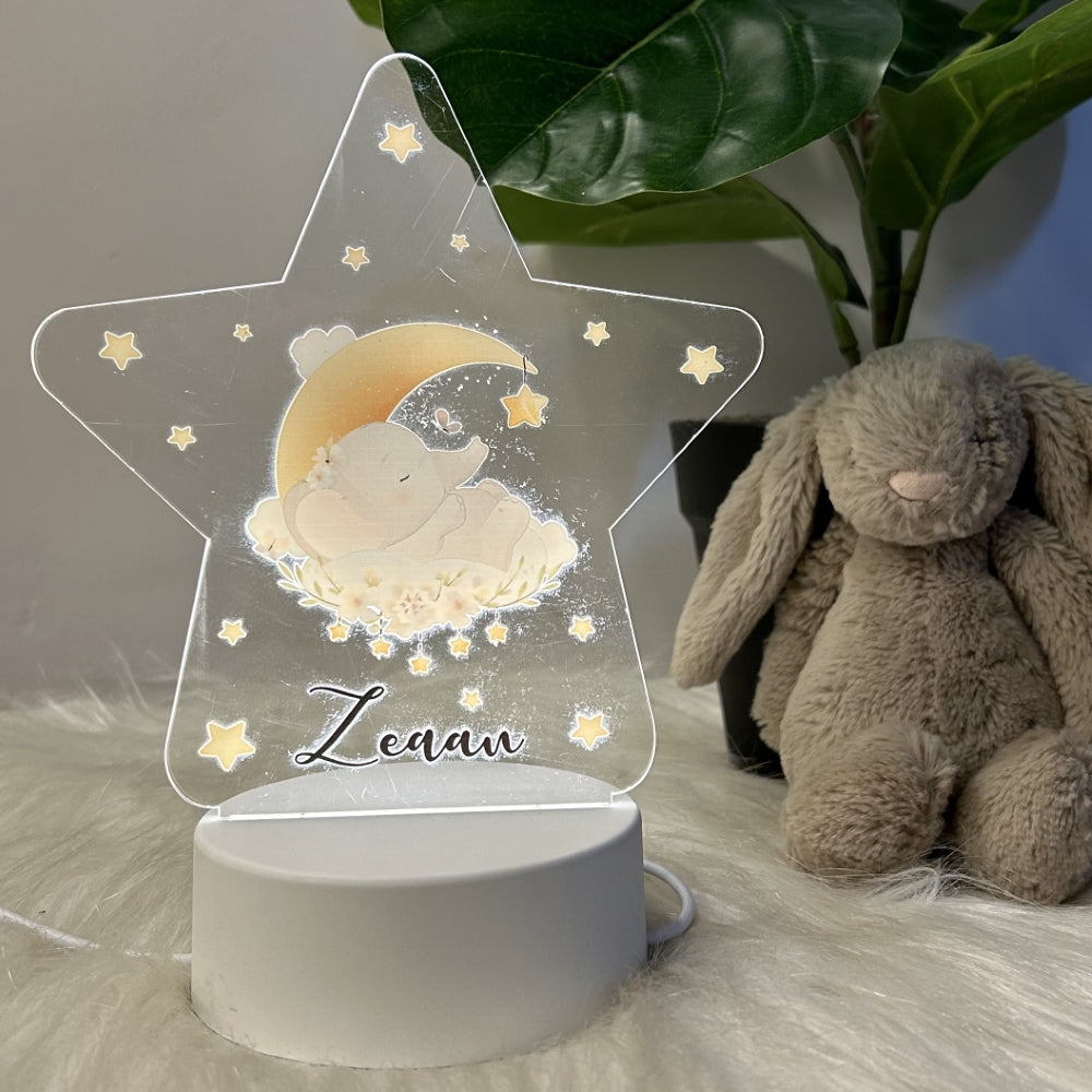 Acrylic LED Night Lamp - Star Ellie