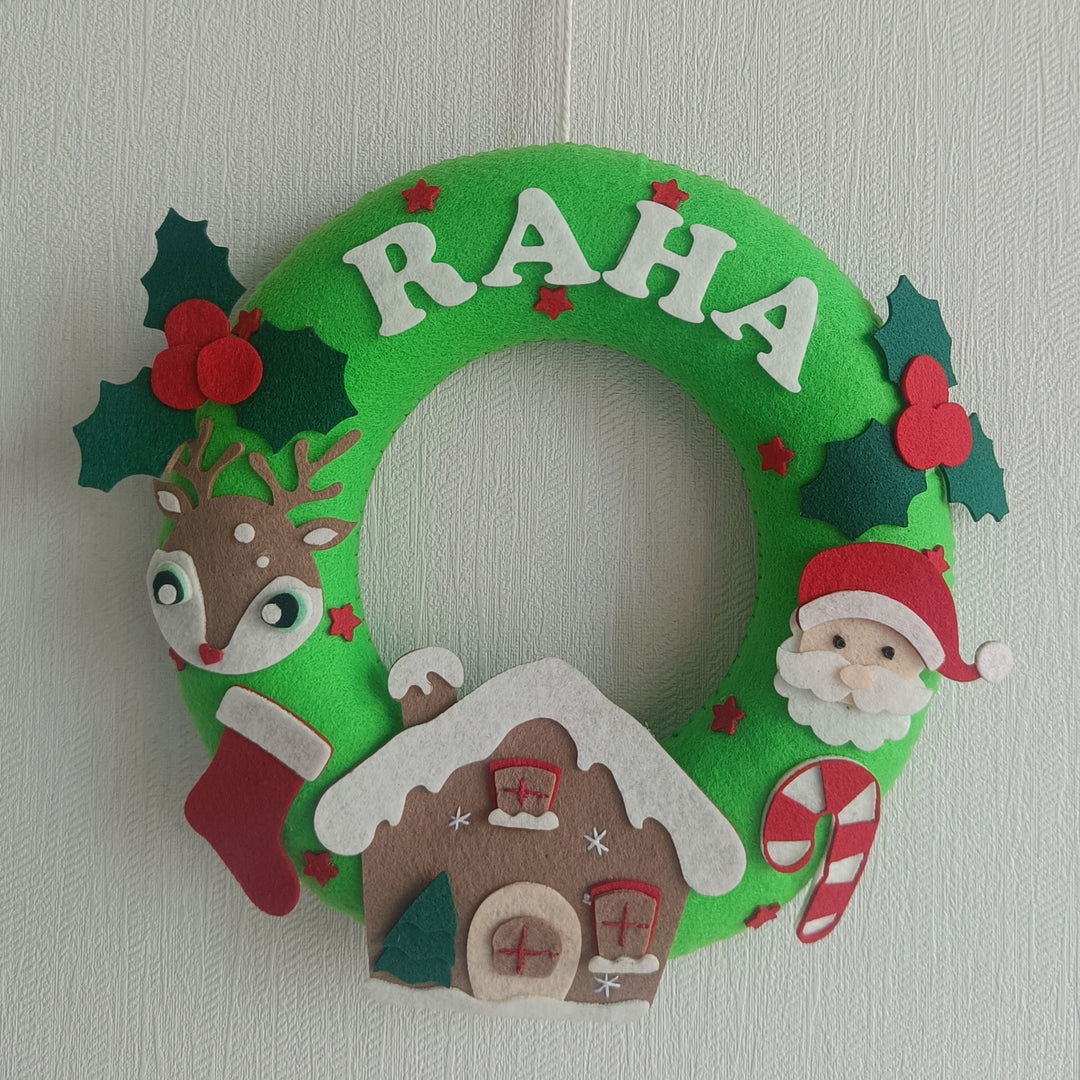 Babble Wrap House of Holiday Cheer Name Hanging