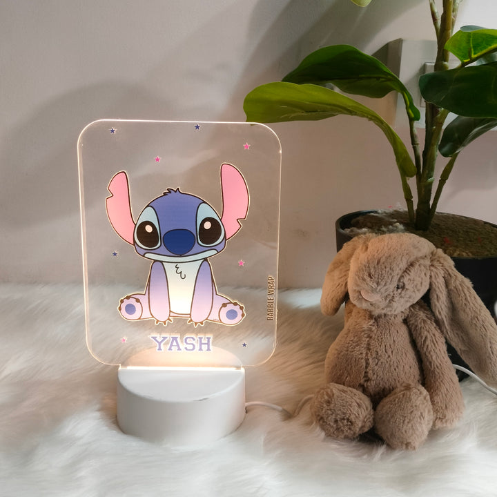 Acrylic LED Night Lamp - Stitch’s Starry Shine