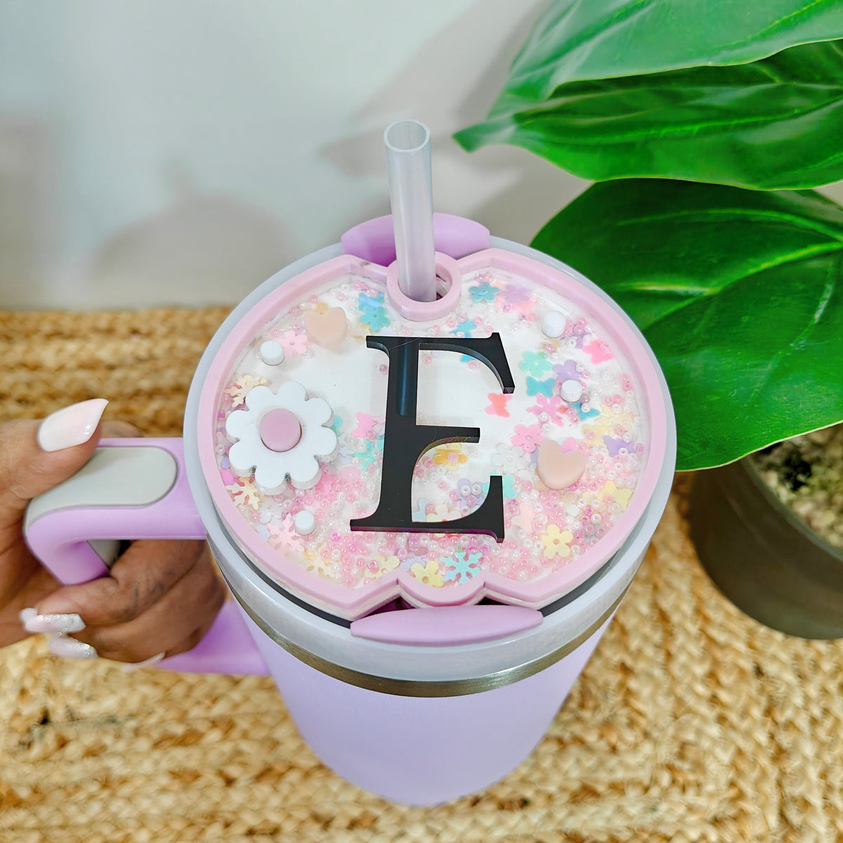 Personalised Stanley Shaker - Initial Bloom