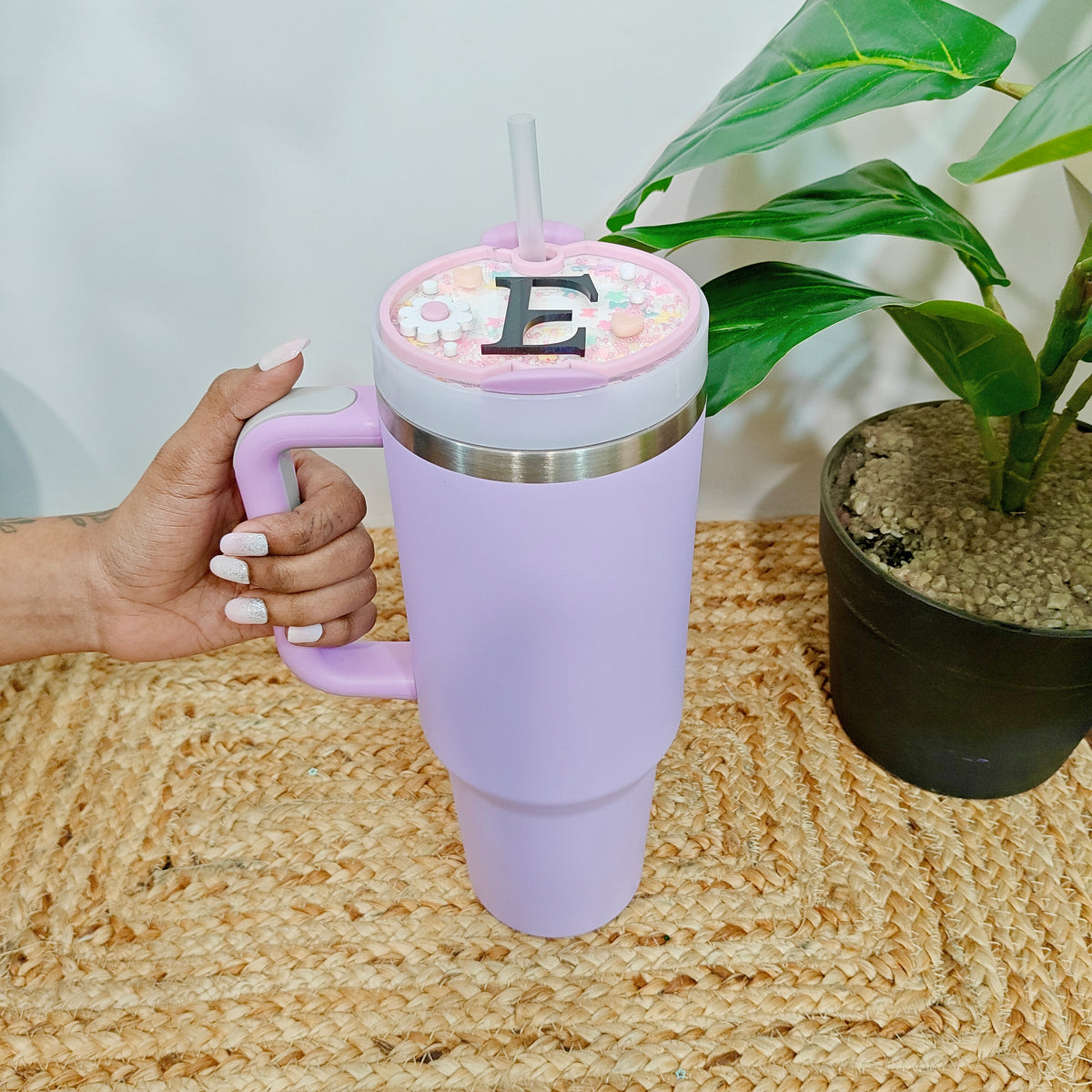 Personalised Stanley Shaker - Initial Bloom