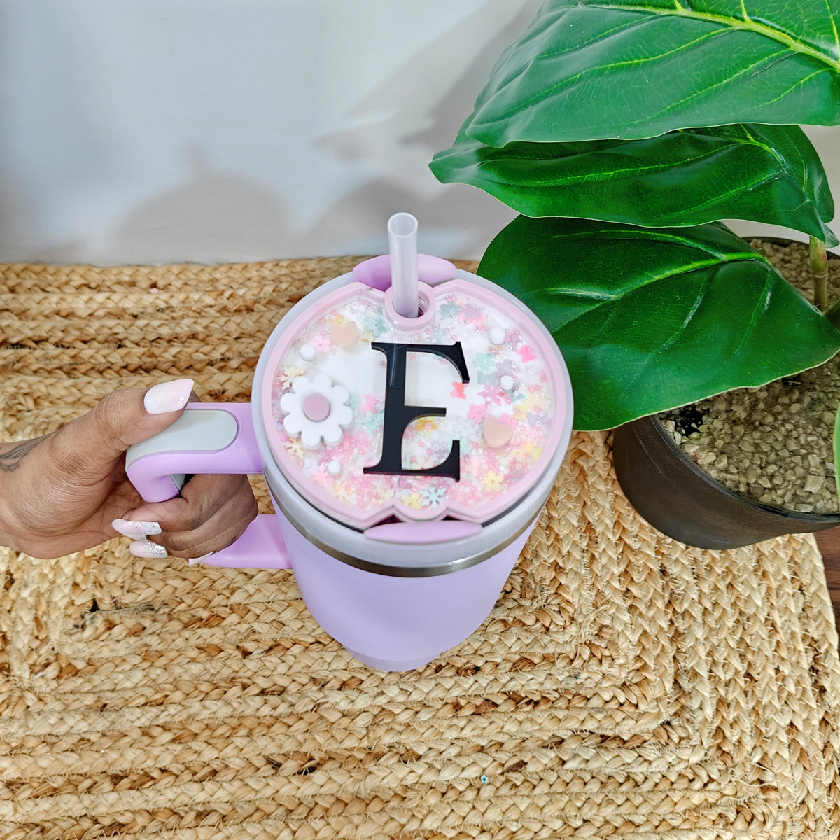 Personalised Stanley Shaker - Initial Bloom