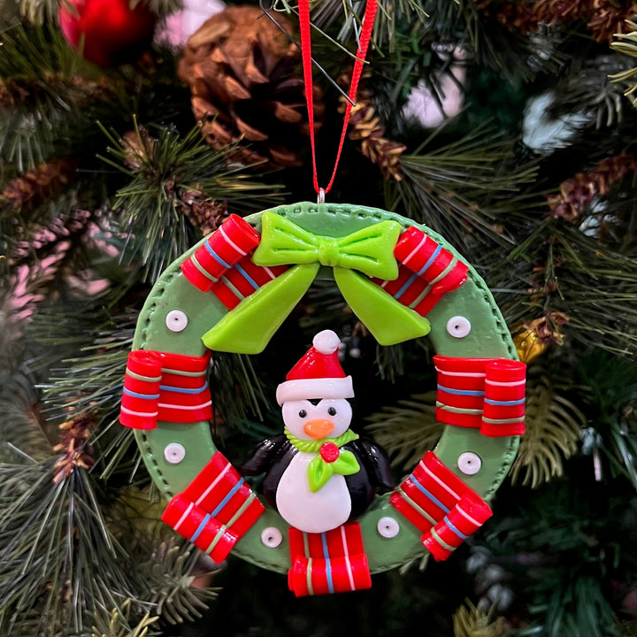 Babble Wrap Wreath Ornaments (Set of 3)