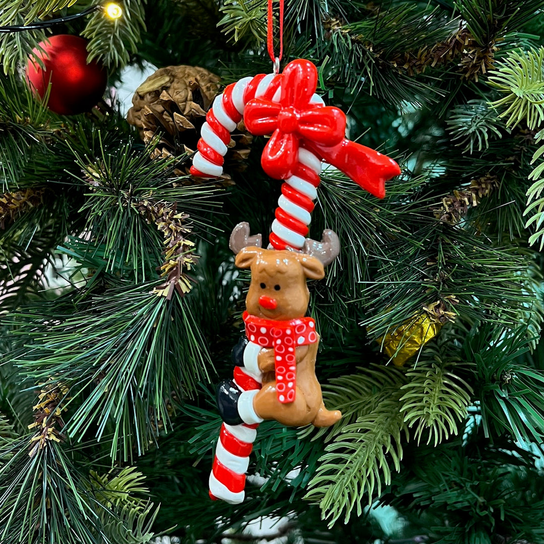 Babble Wrap Candy Cane Ornaments (Set of 3)