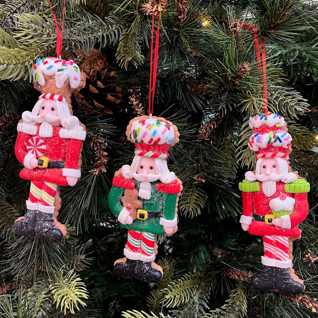 Babble Wrap Candy crumble Nutcracker Ornaments (Set of 3)