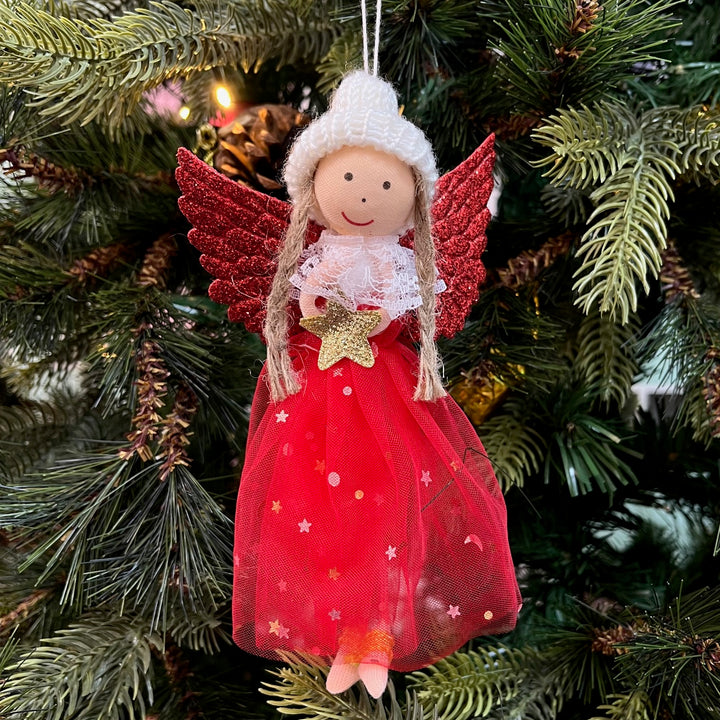 Babble Wrap Angel Wings Ornaments (Set of 3)
