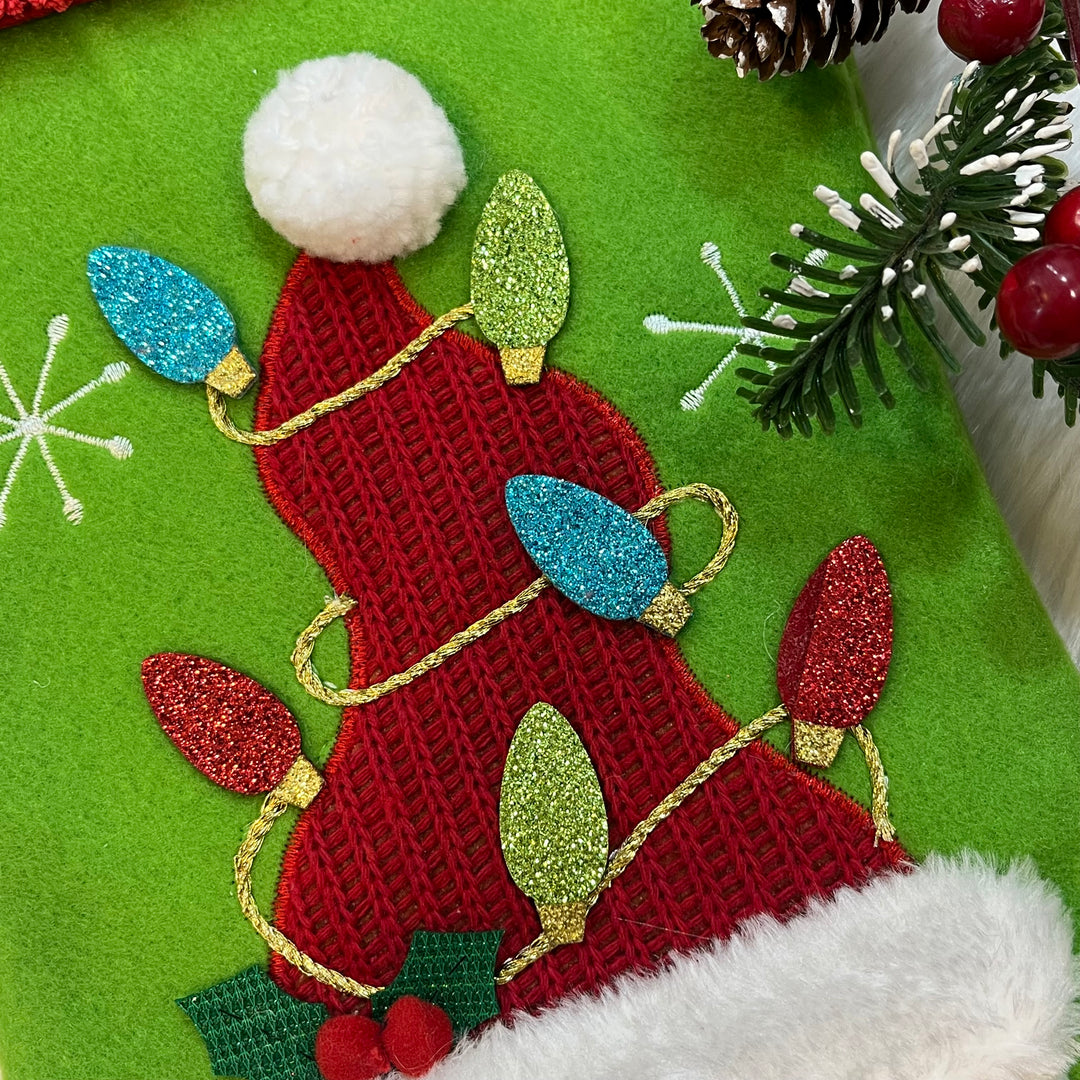 Babble Wrap Luxury Mistletoe Stocking (Snowman)