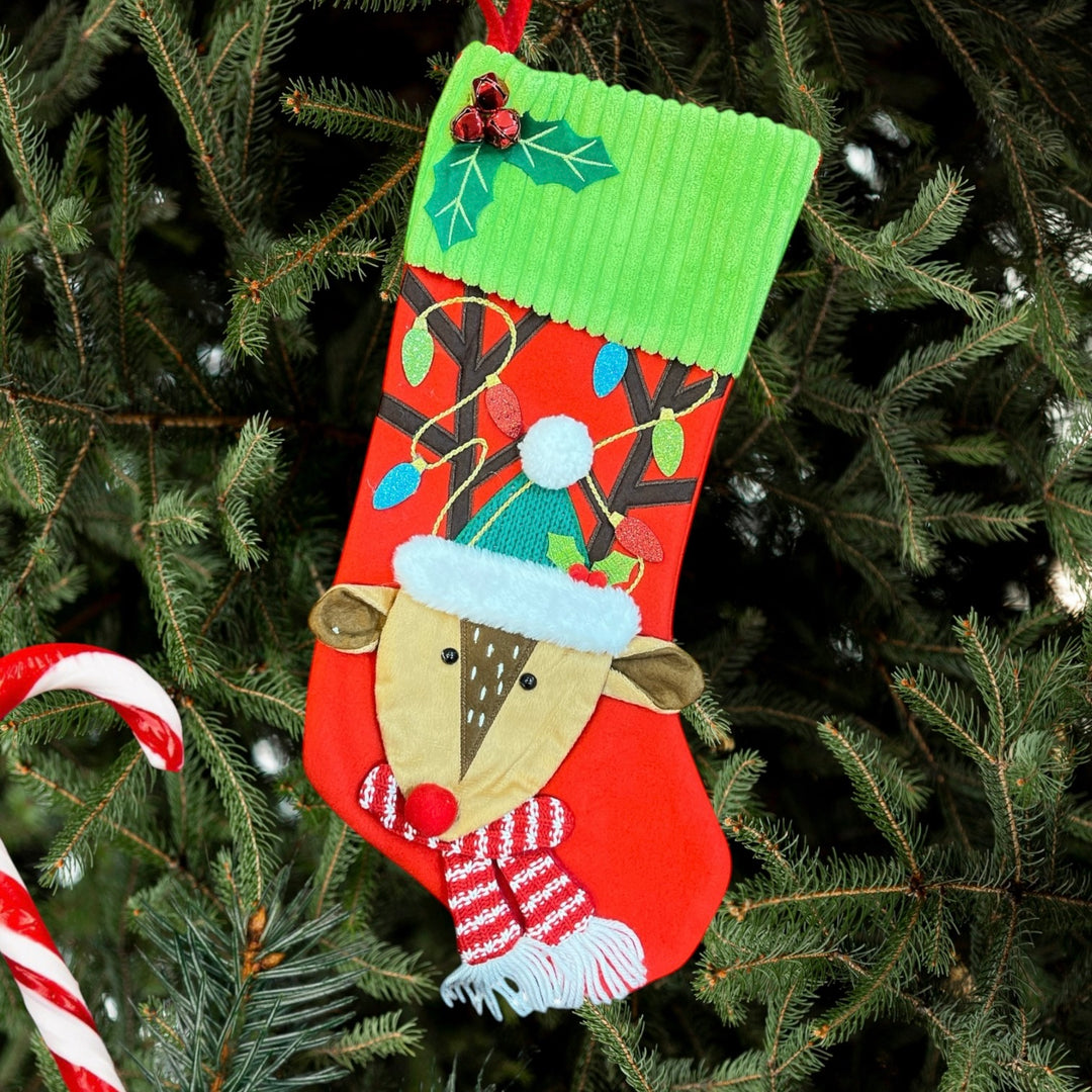 Babble Wrap Luxury Mistletoe Stocking (Reindeer)