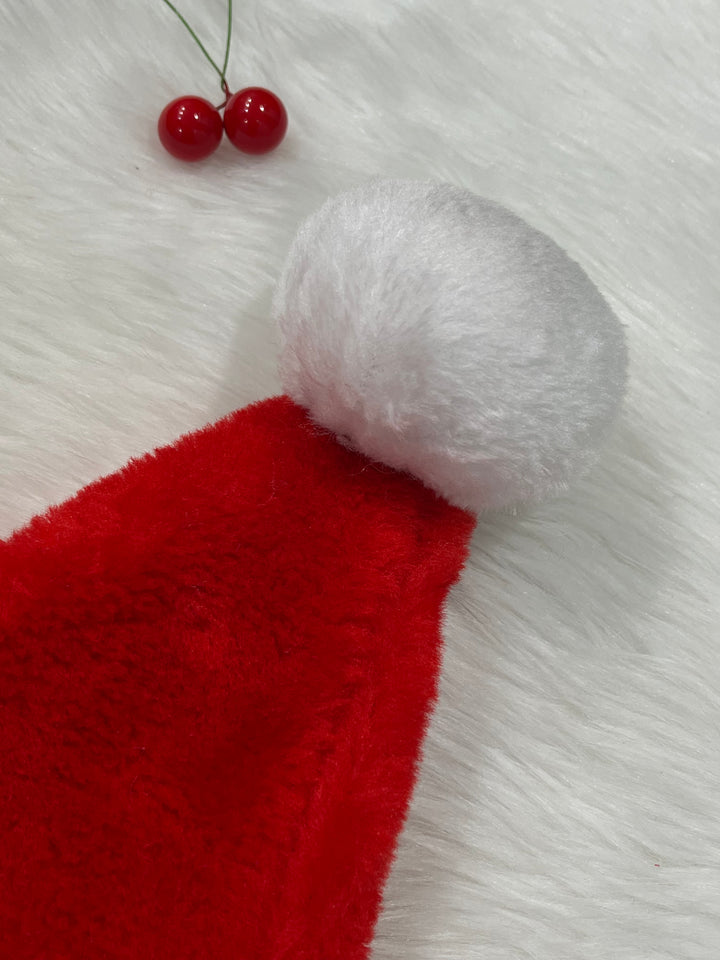 Babble Wrap Thick Plush Santa Hat (Adults)