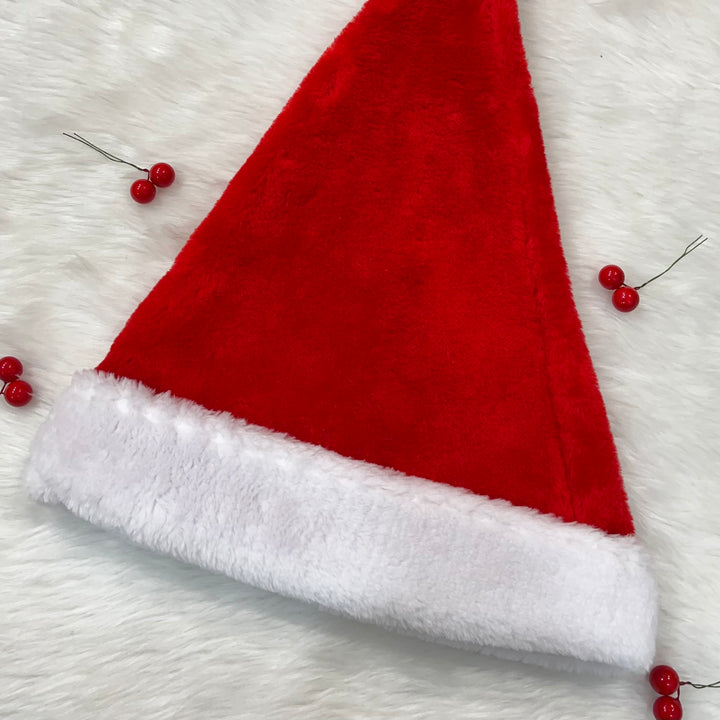 Babble Wrap Thick Plush Santa Hat (Adults)