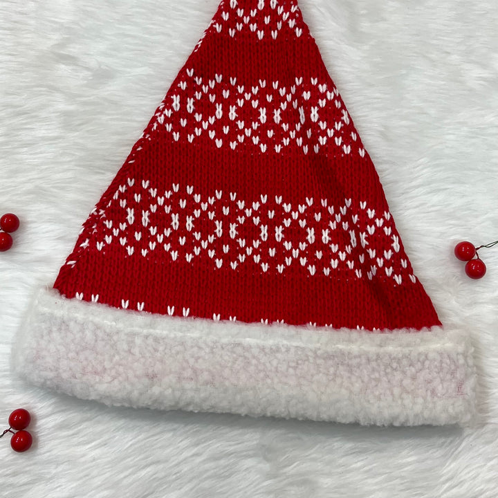 Babble Wrap Classic Knit Santa Hat (Adults)