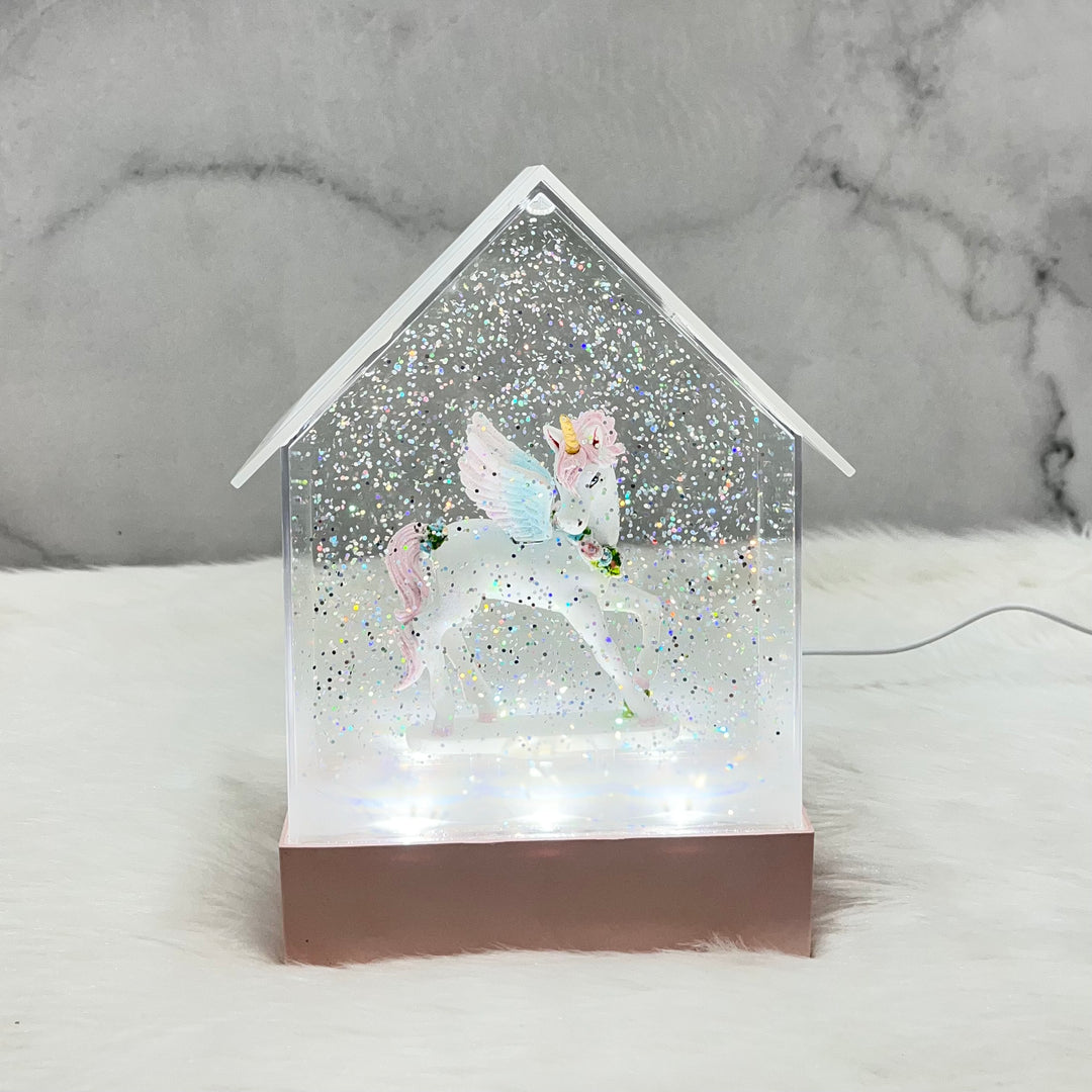 Babble Wrap Musical Snow House - Unicorn