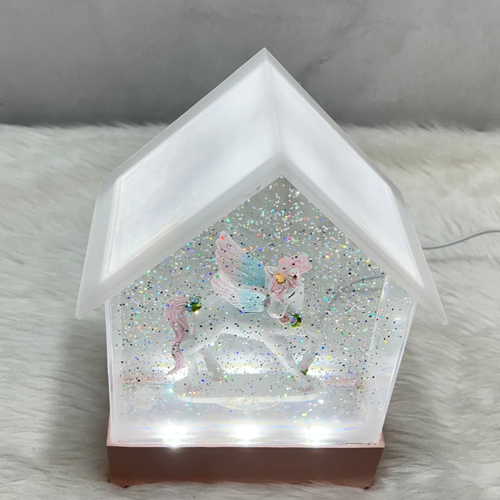 Babble Wrap Musical Snow House - Unicorn