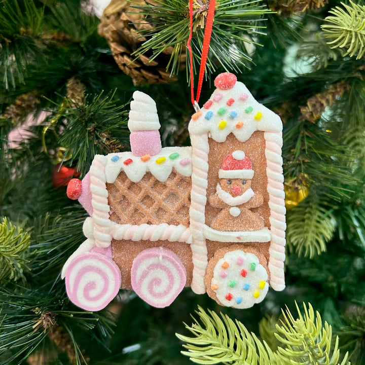 Babble Wrap Gingerbread Train Adventure Ornaments (Set of 3)