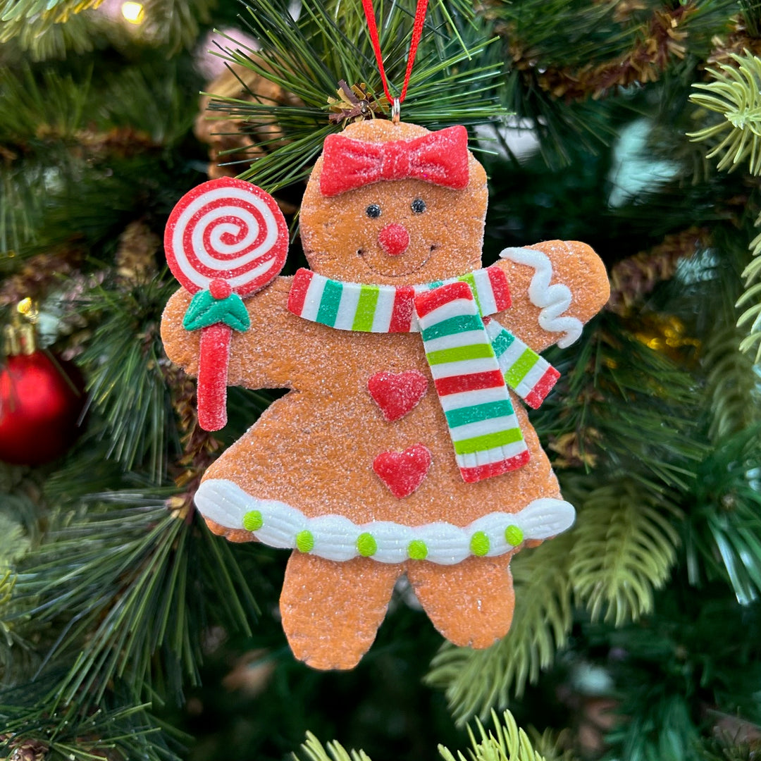 Babble Wrap Gingerbread Cinnamon Sugar Ornaments (Set of 2)