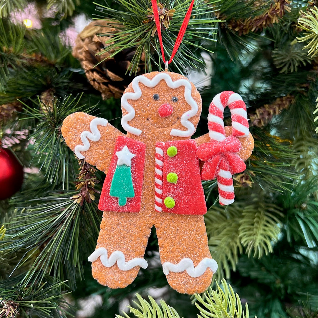 Babble Wrap Gingerbread Cinnamon Sugar Ornaments (Set of 2)