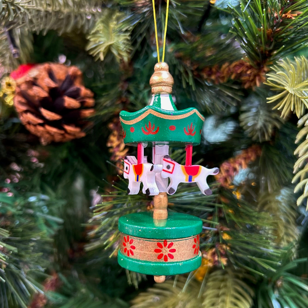 Babble Wrap Whirlwind Wonder Carousel Ornaments (Set of 6)