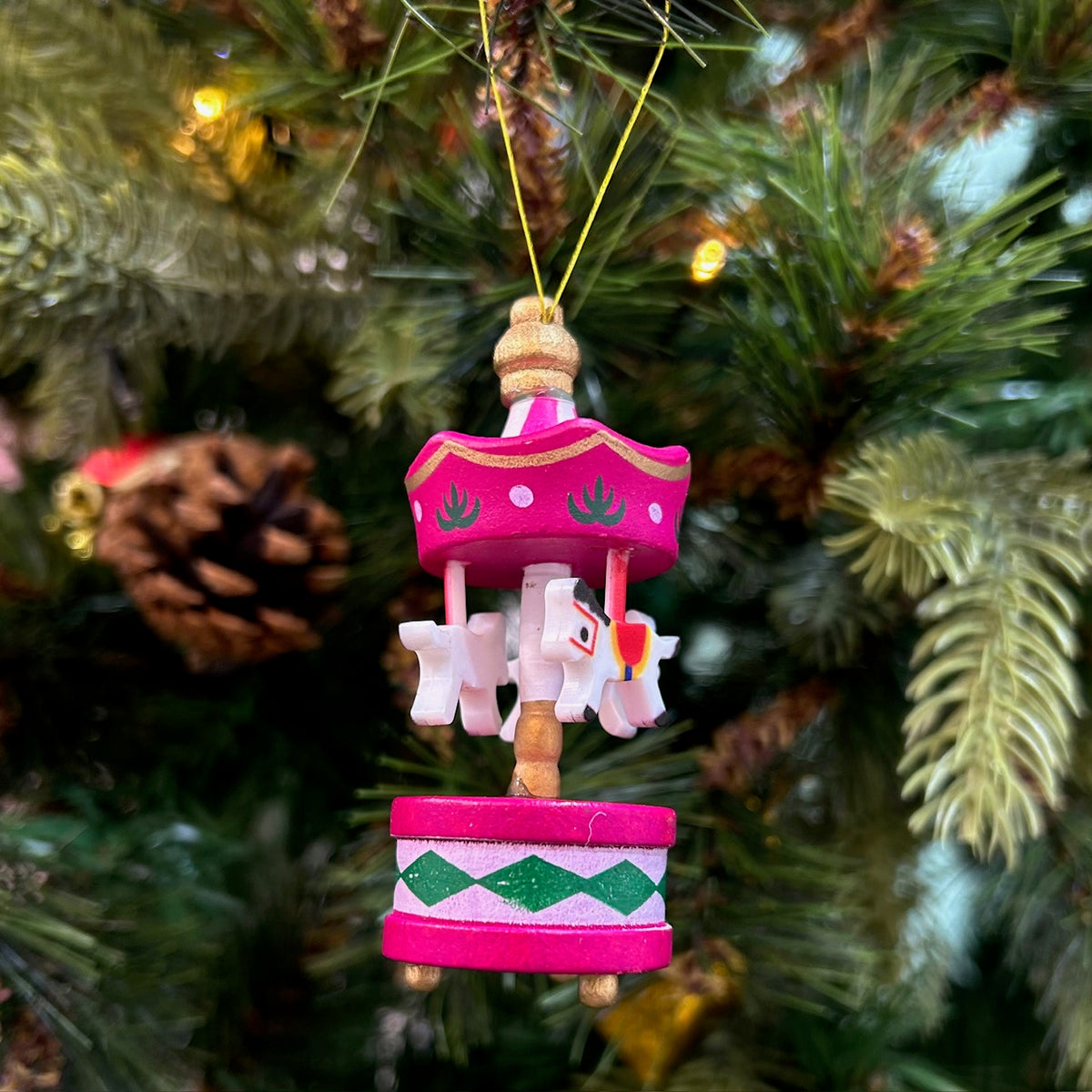 Babble Wrap Whirlwind Wonder Carousel Ornaments (Set of 6)