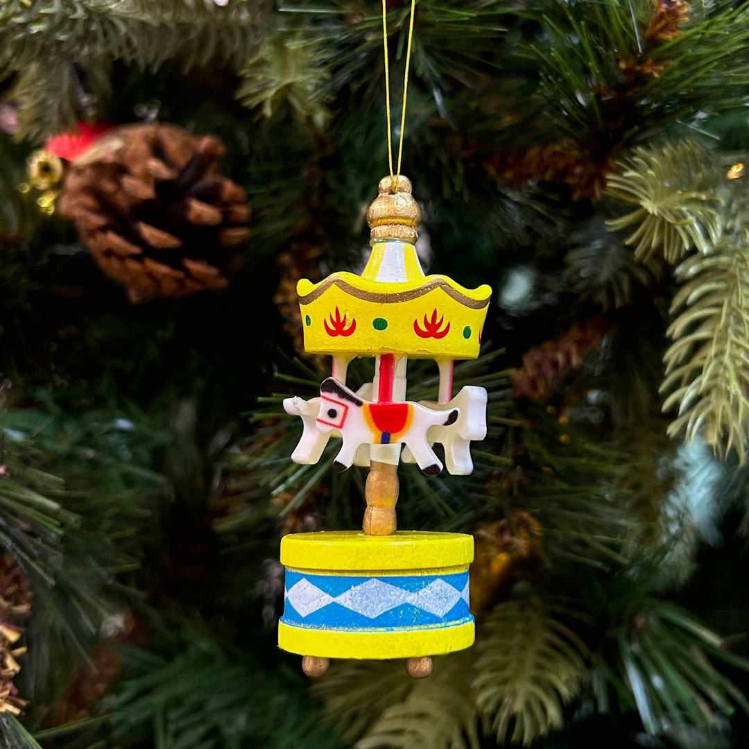 Babble Wrap Whirlwind Wonder Carousel Ornaments (Set of 6)