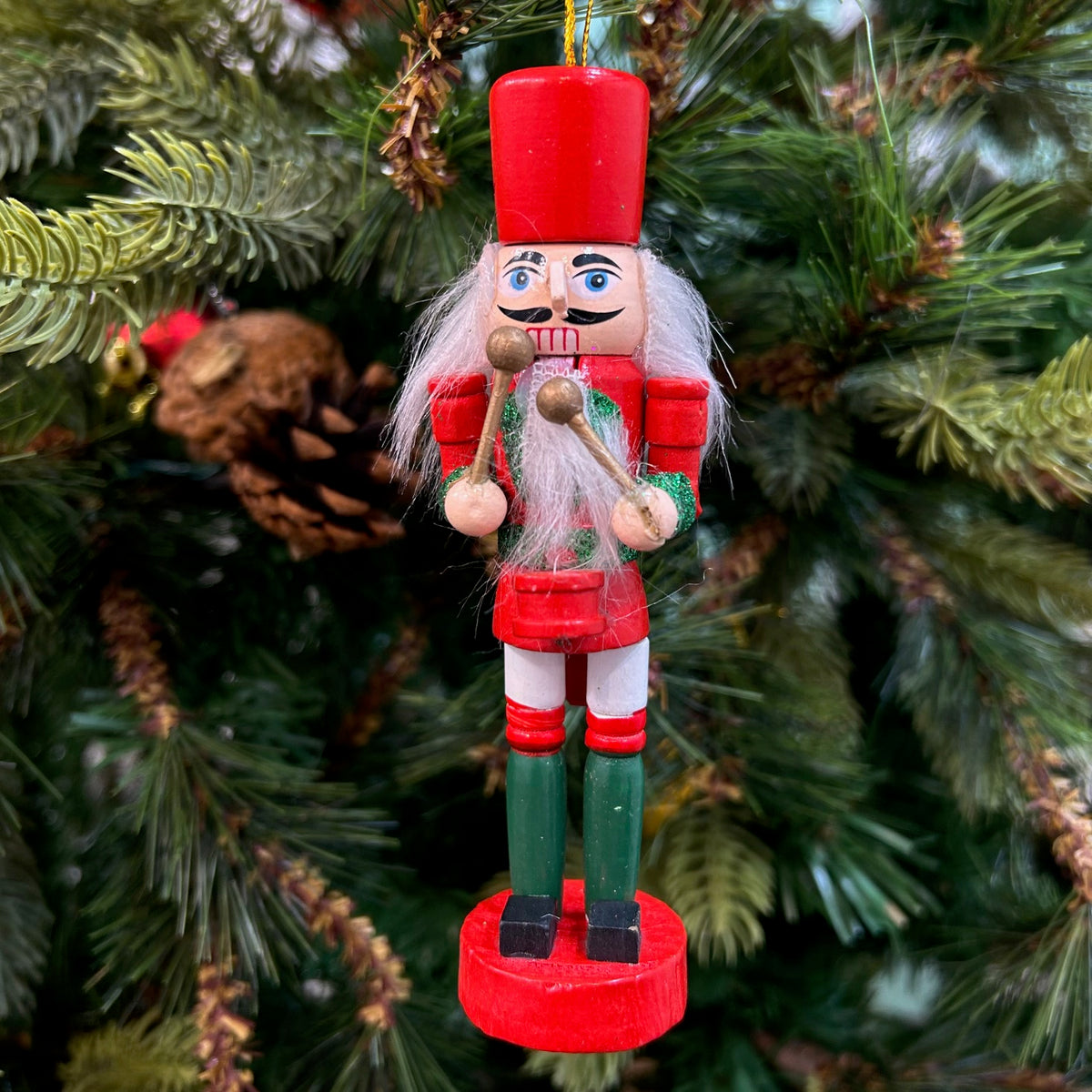 Babble Wrap Glitter Nutcracker Ornaments (Set of 3)