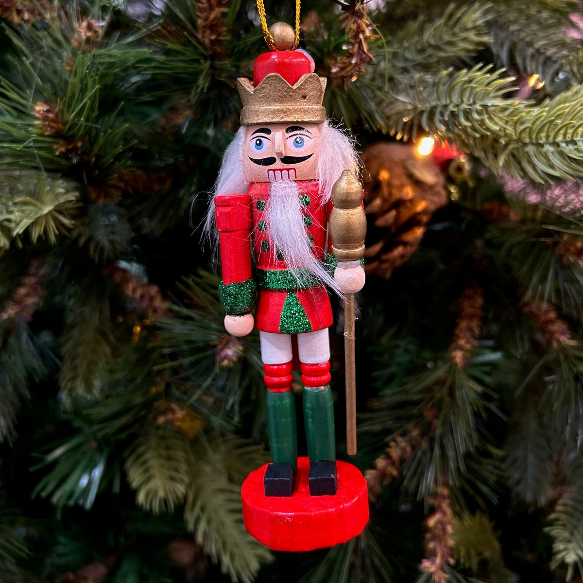 Babble Wrap Glitter Nutcracker Ornaments (Set of 3)