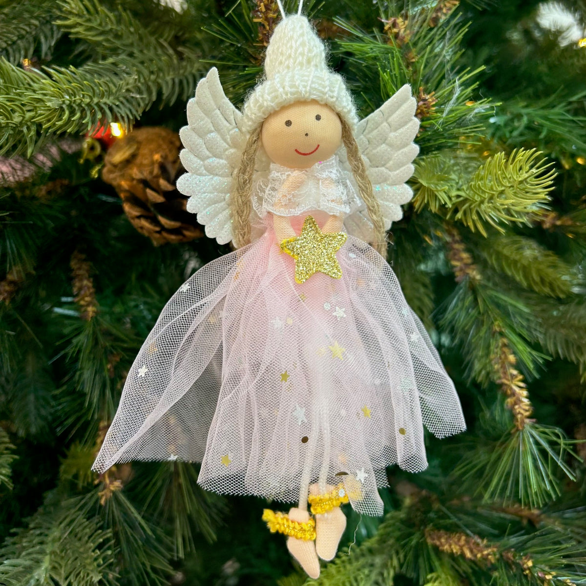 Babble Wrap Angel Wings Ornaments (Set of 3)