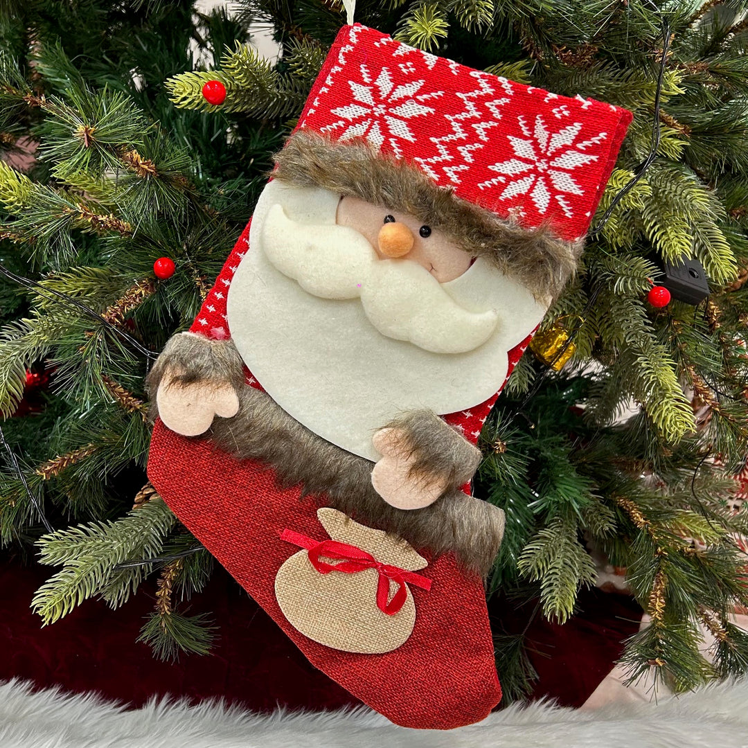 Babble Wrap Jolly Joy Stocking (Santa)