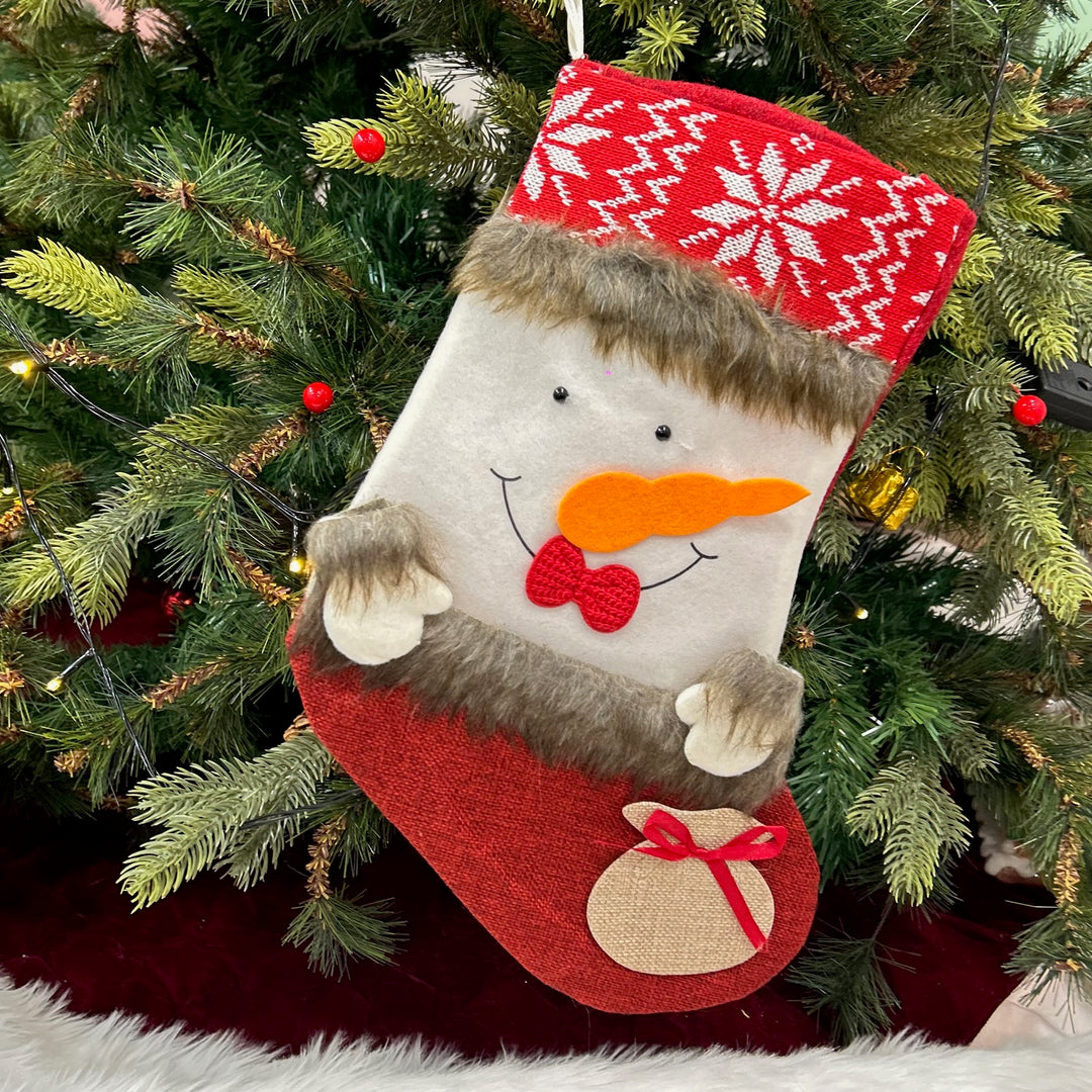 Babble Wrap Jolly Joy Stocking (Snowman)