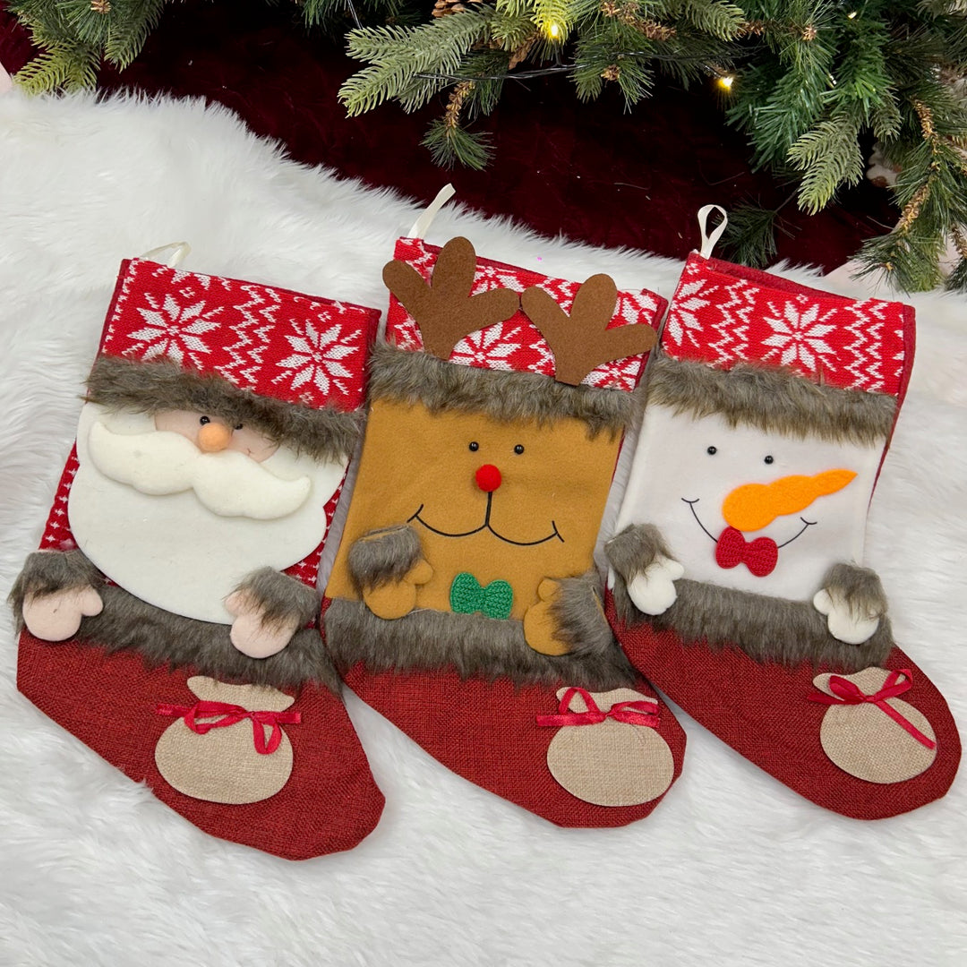 Babble Wrap Jolly Joy Stocking (Santa)