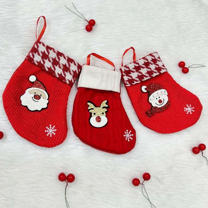 Babble Wrap Jolly Trio Mini Stockings (Set of 3)