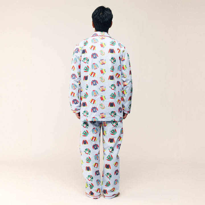 Men Penguins Pajama Set