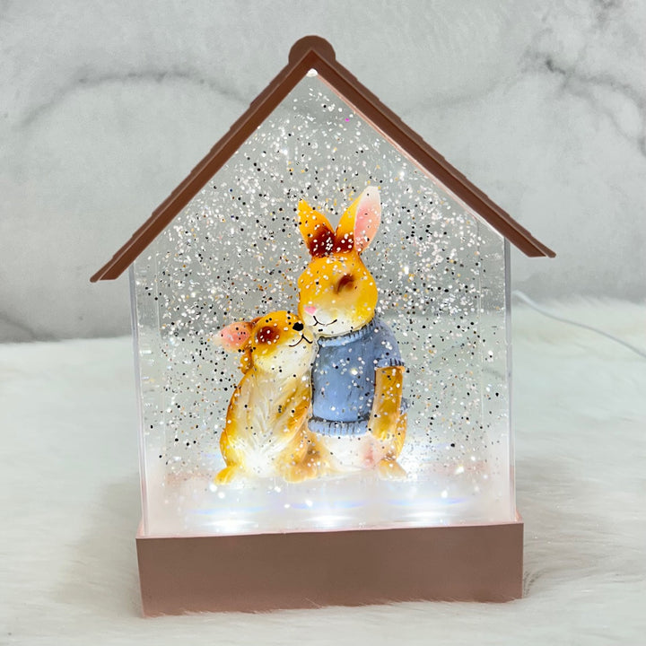 Babble Wrap Musical Snow House - Rabbit