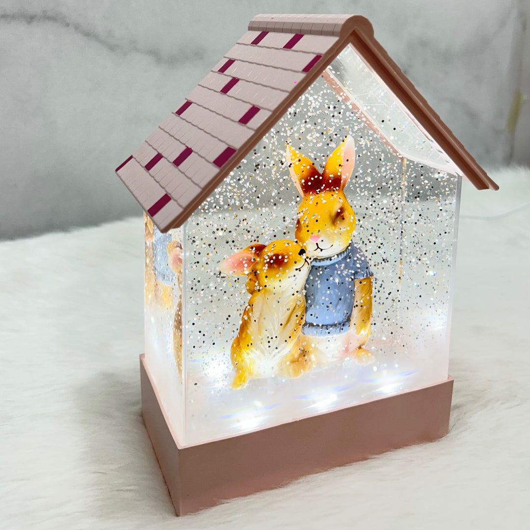 Babble Wrap Musical Snow House - Rabbit