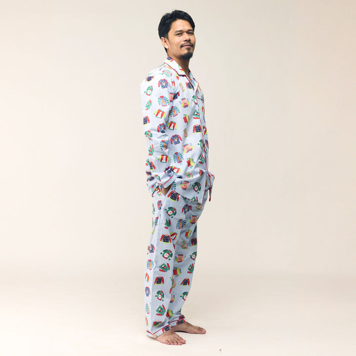 Men Penguins Pajama Set