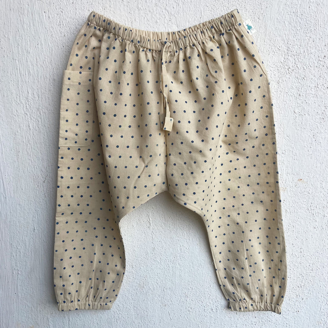 UNISEX ORGANIC INDIGO RAIDANA KURTA + MATCHING PANTS