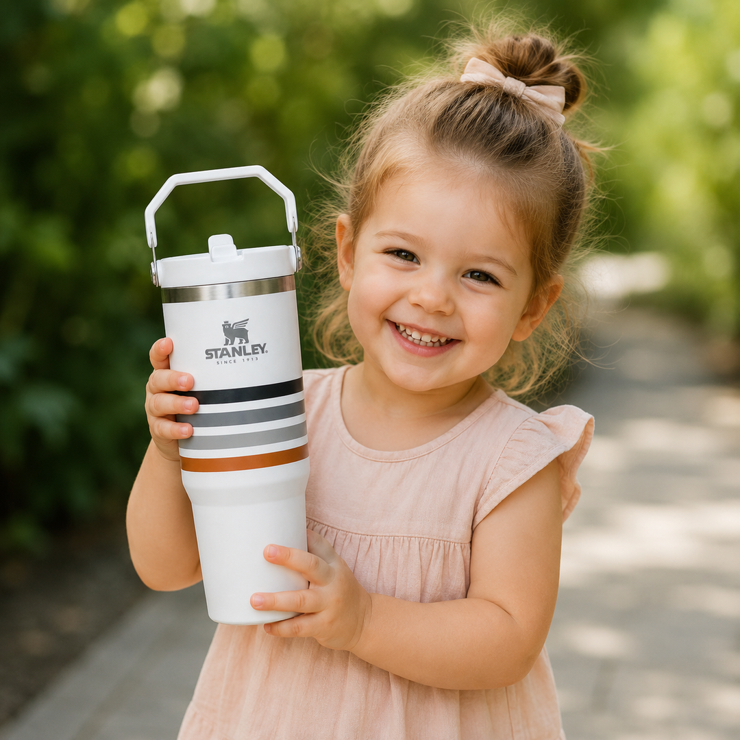 IceFlow Flip Straw Tumbler – Alpine Stripe