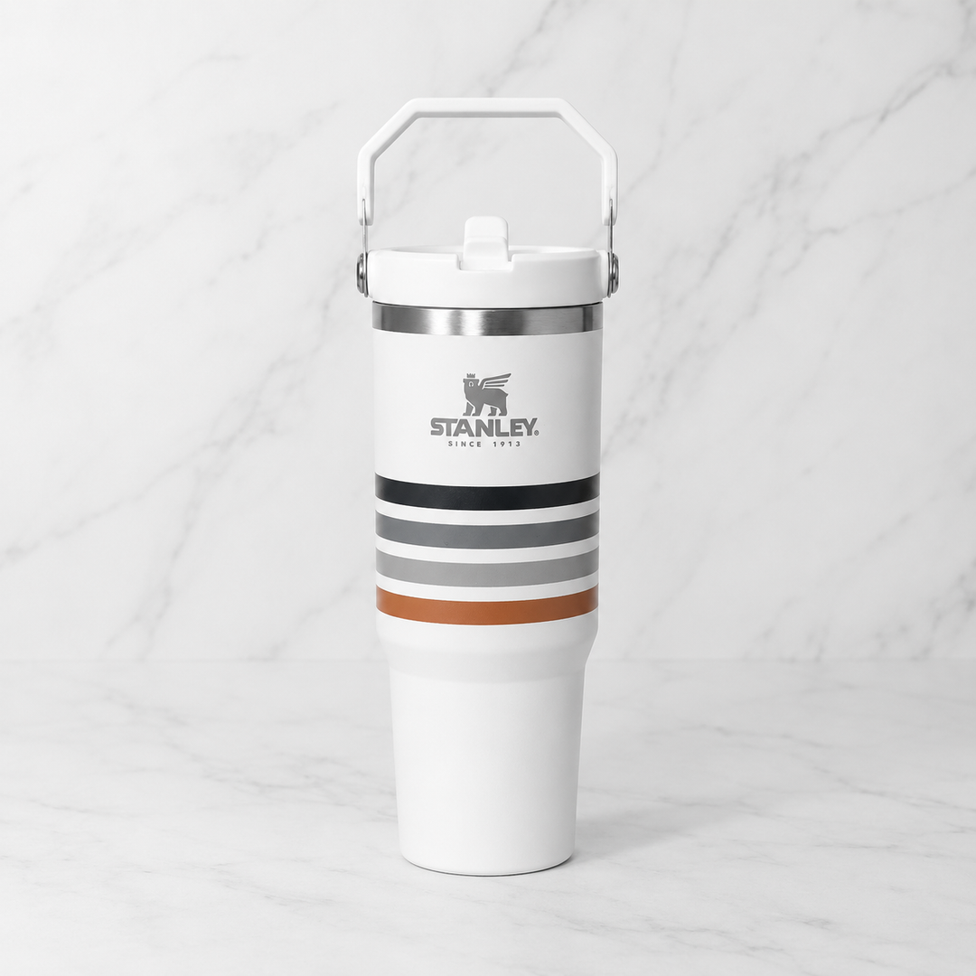 IceFlow Flip Straw Tumbler – Alpine Stripe