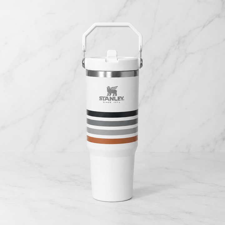 IceFlow Flip Straw Tumbler – Alpine Stripe