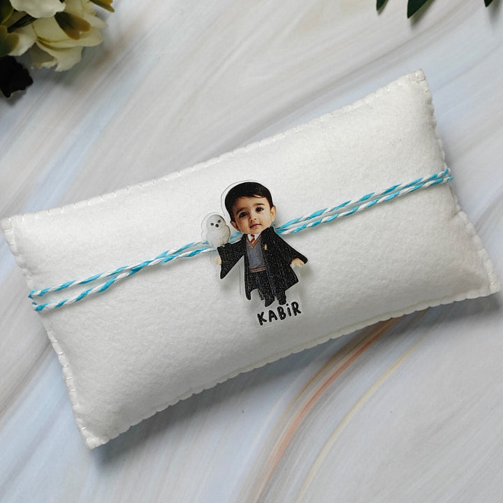 Babble Wrap Personalised Caricature Rakhi - Harry Potter
