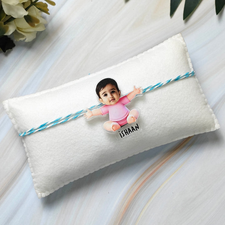 Babble Wrap Personalised Caricature Rakhi - My 1st Rakhi