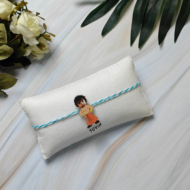 Babble Wrap Personalised Caricature Rakhi - Chota Bheem