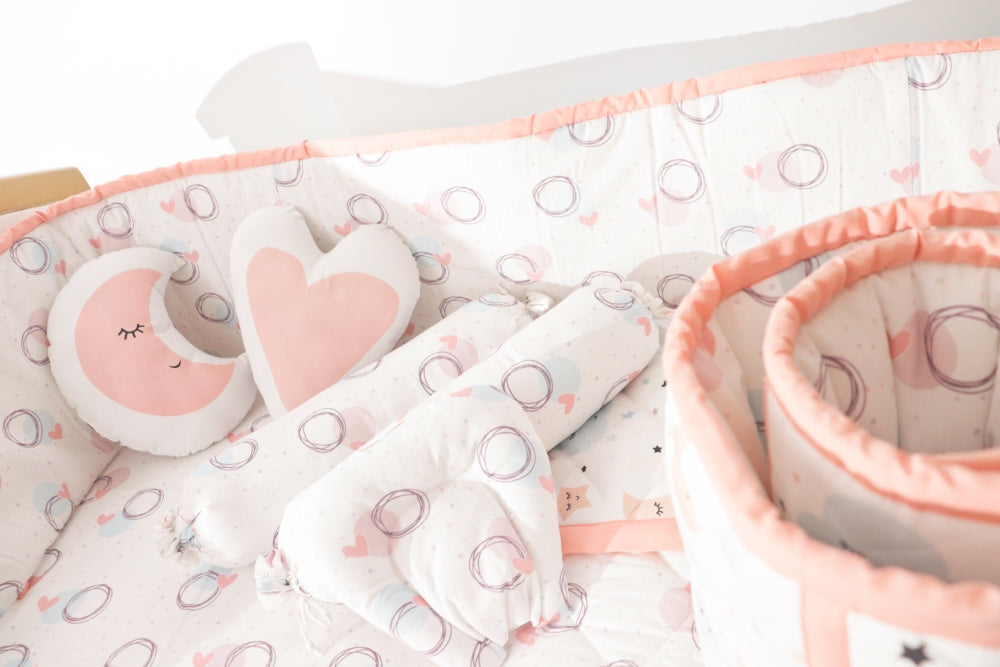 In The Sky - Quilted Cot Bumper