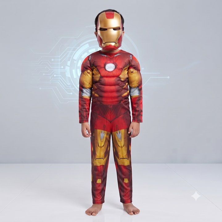 Iron Hero Muscle Costume for Kids