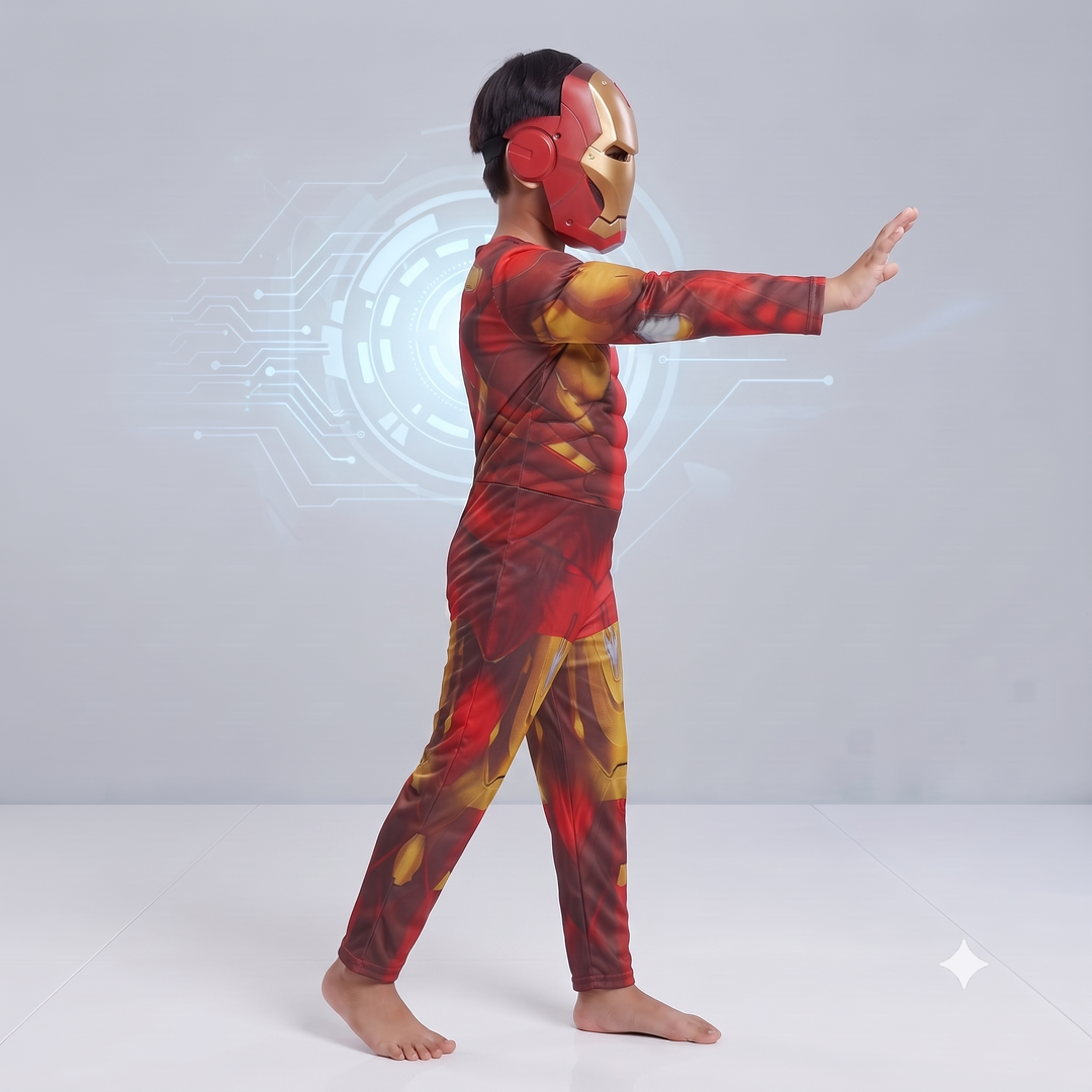 Iron Hero Muscle Costume for Kids