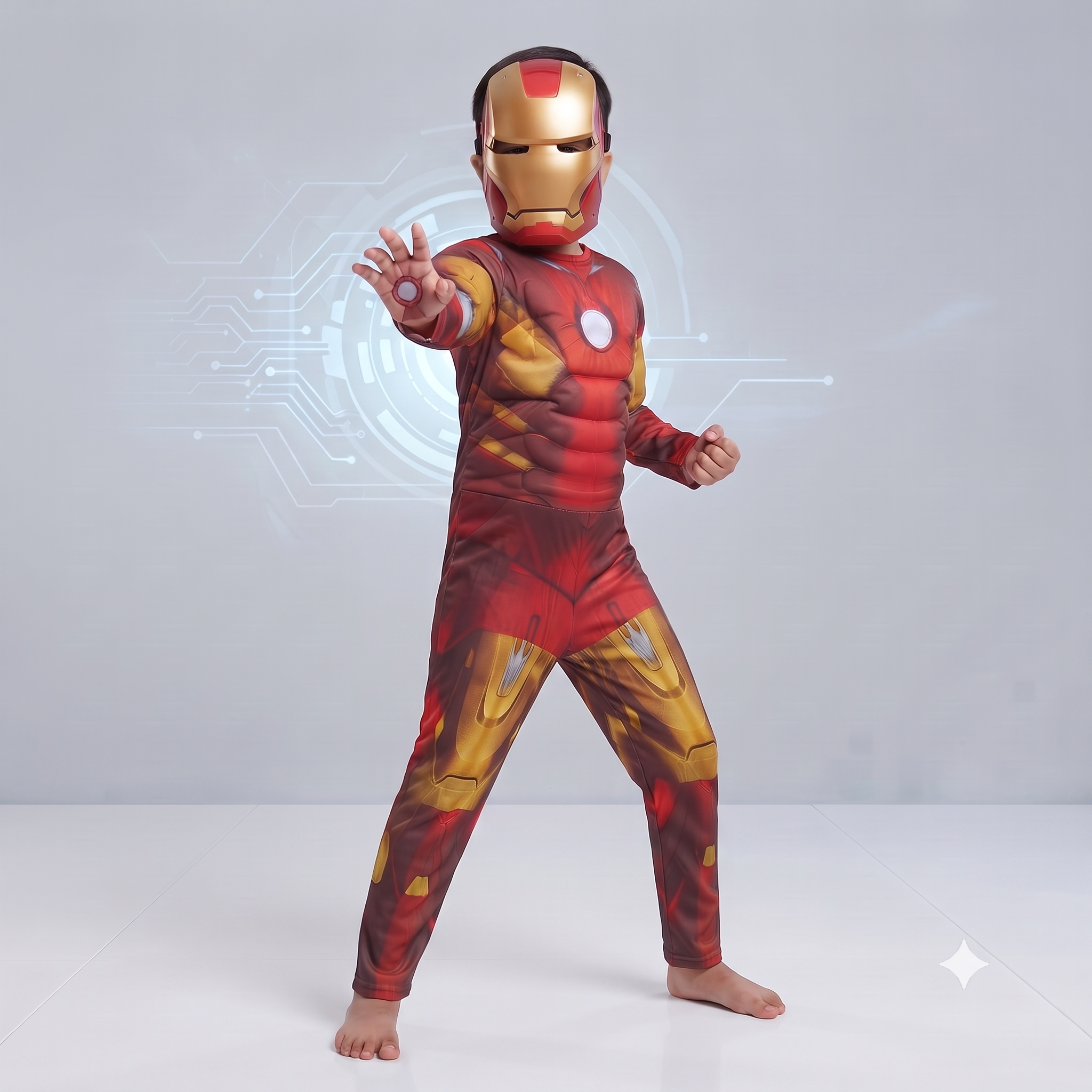Iron Man Muscle Halloween Costume