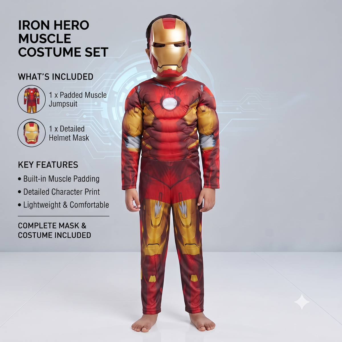 Iron Man Muscle Halloween Costume